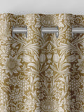 William Morris ochre yellow Sunflower curtains made to measure, imported from the UK