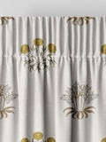 William Morris embroidered curtains with lily flower design, imported from the UK