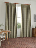 William Morris curtains green Strawberry Thief made-to-measure, imported from the UK