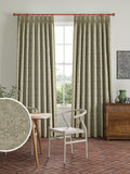 William Morris curtains green Strawberry Thief made-to-measure, imported from the UK