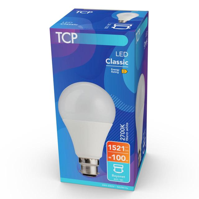 TCP Classic LED Bayonet 100W Light Bulb GOODS M&S