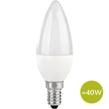 TCP Candle Coated Small Screw 40W Light Bulbs   3 per pack GOODS M&S