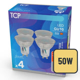 TCP Spotlight Glass GU10 50W Light Bulbs 4 per pack GOODS M&S