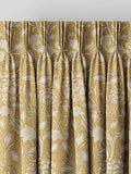 William Morris Wild Tulip Ochre Yellow curtains, imported from the UK