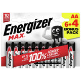 Argos Energizer Max AA Alkaline Batteries Pack of 10- Buy online at McGrocer