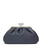Weekend Max Mara Pasticcino medium leather clutch bag - British product