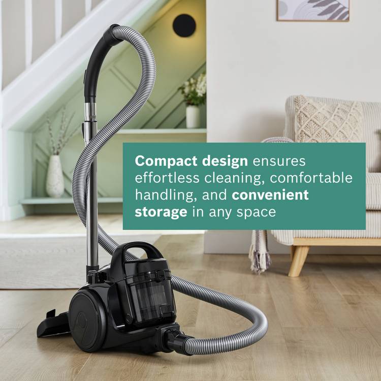 Bosch Serie 2 corded bagless cylinder vacuum cleaner, imported from the UK