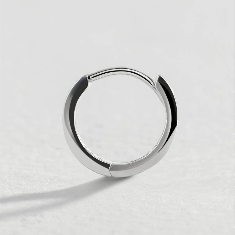 Revere cubic zirconia huggie hoop earrings 11.5mm, UK version