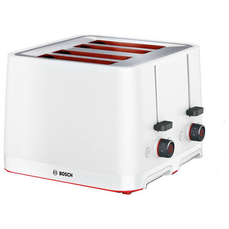 Bosch MyMoment 4-slice toaster white (British brand)