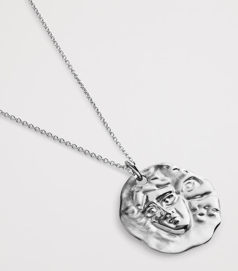 Monica Vinader sterling silver Gemini zodiac necklace 46cm - British product
