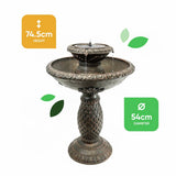 Streetwize garden solar bird bath fountain - British product