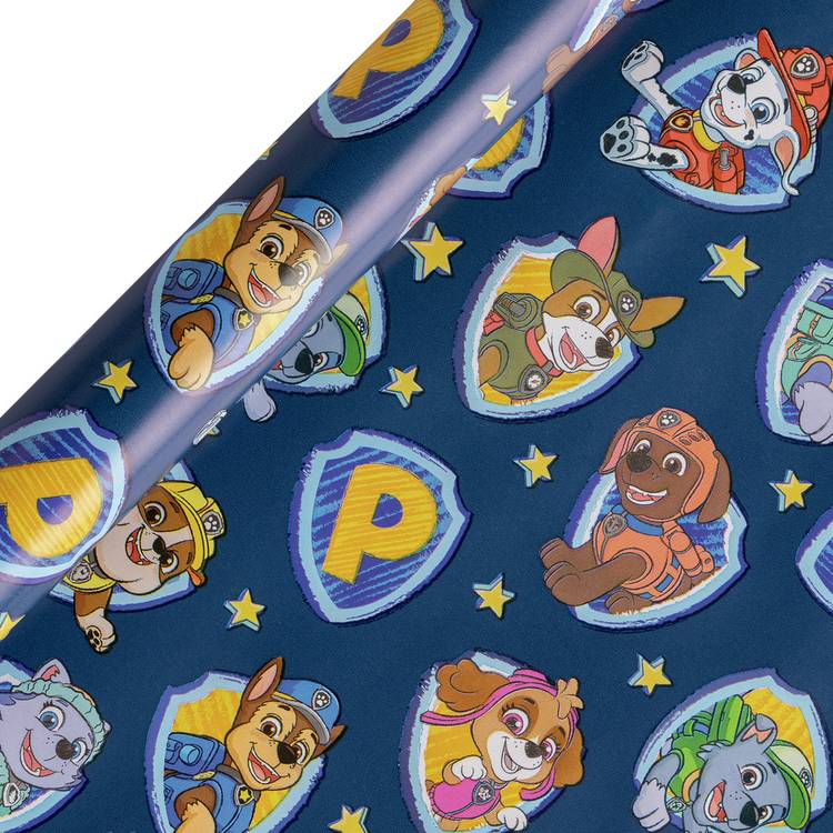 Paw Patrol wrapping paper set 2 rolls 3m each, UK version