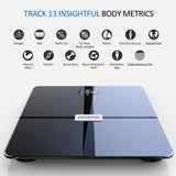 Renpho smart body scale in black (British brand)