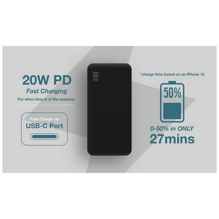 Juice portable power bank Eco Max+ 24000mAh, imported from the UK