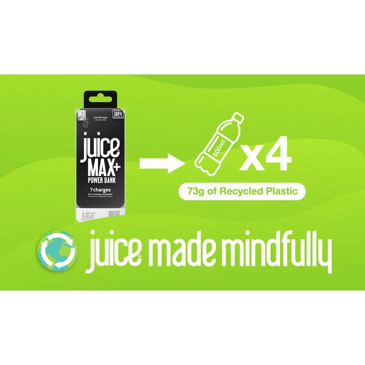 Juice portable power bank Eco Max+ 24000mAh, imported from the UK