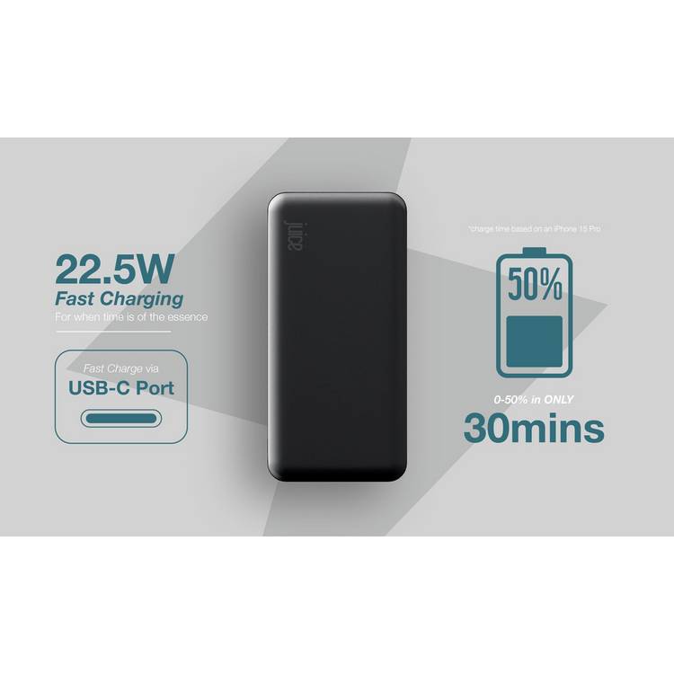 Juice ECO portable power bank 30000mAh black, UK version