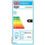 Bush 60cm twin cavity gas cooker in black - British product