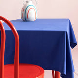 Argos Habitat 60 Maubec Blue Cotton Tablecloth 180x240cm- Buy online at McGrocer