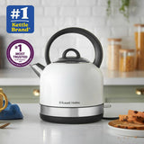Russell Hobbs Worcester Dome Kettle White 1.5L - British product