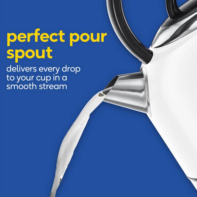 Russell Hobbs Worcester Dome Kettle White 1.5L - British product