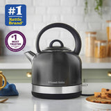 Russell Hobbs Worcester Dome Kettle grey 1.5L, imported from the UK