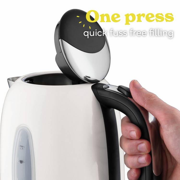 Russell Hobbs Worcester jug kettle white 1.7L (British brand)