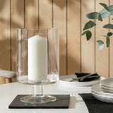 Argos Argos Home Large Hurricane Candle Holder with Glass Foot, 25.5cm- Buy online at McGrocer