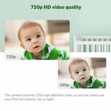 LeapFrog 7-inch video baby monitor with colour night vision (British brand)