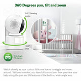 LeapFrog 7-inch video baby monitor with colour night vision (British brand)