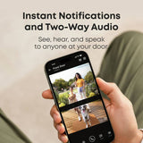 eufy E340 dual camera smart video doorbell with chime, imported from the UK