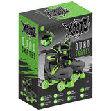 Xootz LED quad skates green size 13c-3, imported from the UK