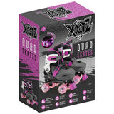 Xootz LED quad skates pink adjustable children's skates (British brand)