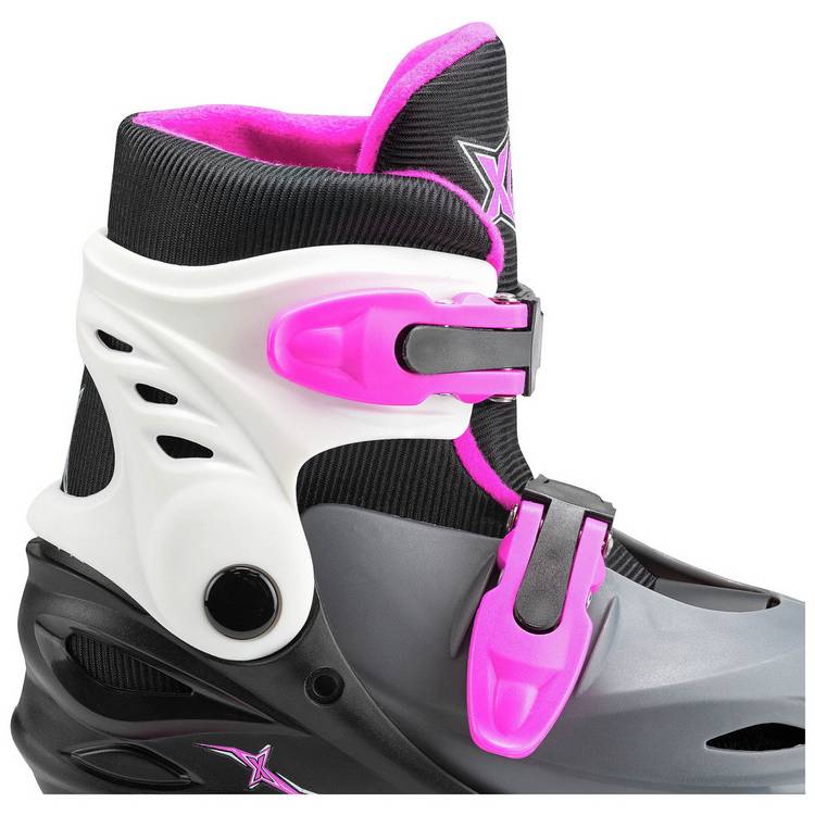 Xootz LED quad skates pink adjustable children's skates (British brand)