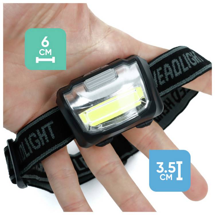 Streetwize COB head torch, imported from the UK