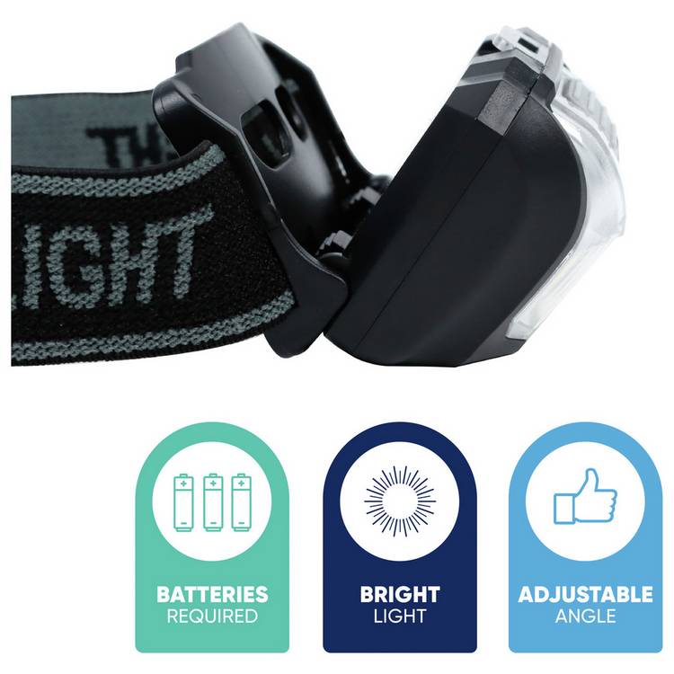 Streetwize COB head torch, imported from the UK
