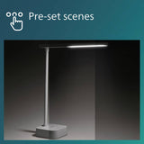 Philips Tilpa portable touch desk lamp White (British brand)