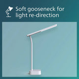 Philips Tilpa portable touch desk lamp White (British brand)