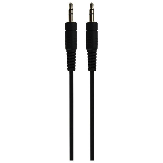 3.5mm audio cable black 1m - British product