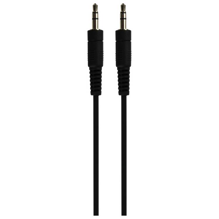 3.5mm audio cable black 1m - British product