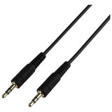 3.5mm audio cable black 1m - British product