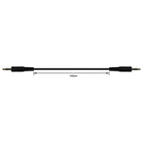 3.5mm audio cable black 1m - British product
