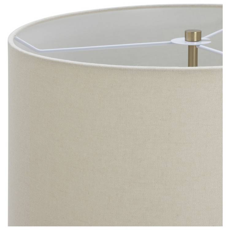 Argos Home brass candelabra floor lamp with natural shade H160cm (British brand)