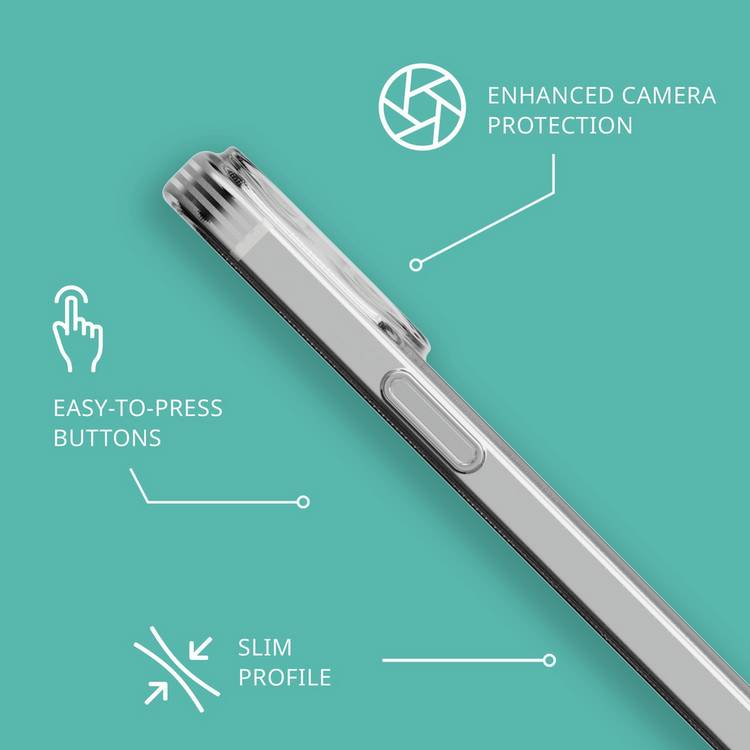 Tech21 iPhone 15 Pro Max clear case, imported from the UK