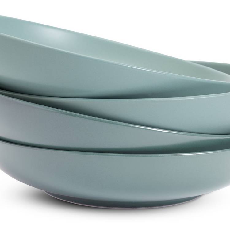 Habitat duck egg stoneware pasta bowl set, imported from the UK
