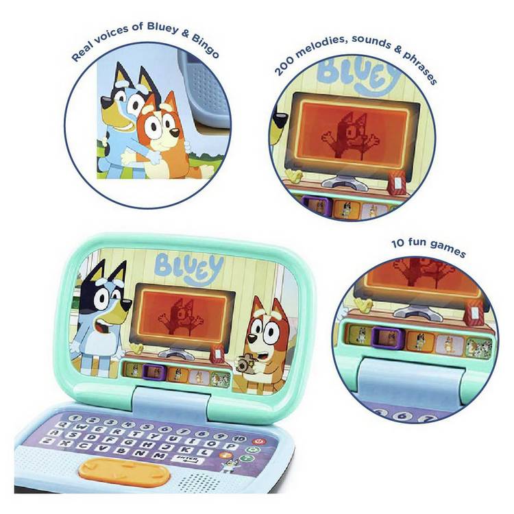 Bluey Game Time Laptop educational toy, imported from the UK