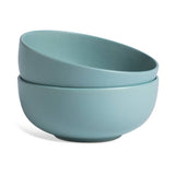 Habitat stoneware dinner set duck egg blue 12 piece, UK version