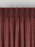 Voyage Maison cherry red made to measure curtains - British product