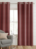 Voyage Maison cherry red made to measure curtains - British product