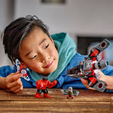 LEGO Captain America vs Red Hulk building set, UK version