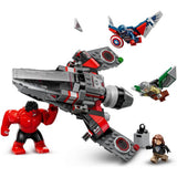LEGO Captain America vs Red Hulk building set, UK version